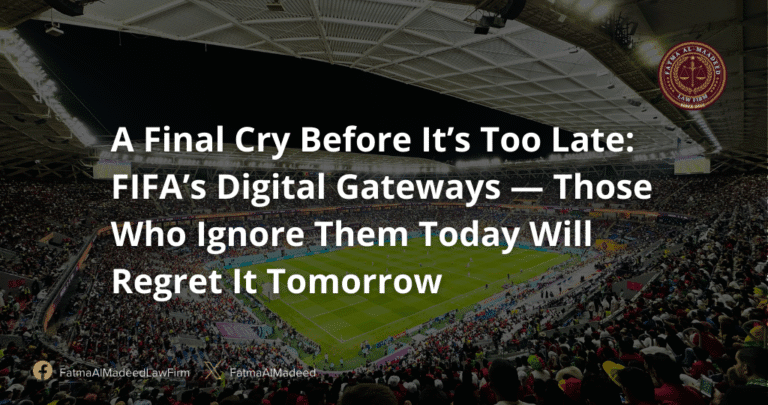 A Final Cry Before It’s Too Late: FIFA’s Digital Gateways — Those Who Ignore Them Today Will Regret It Tomorrow